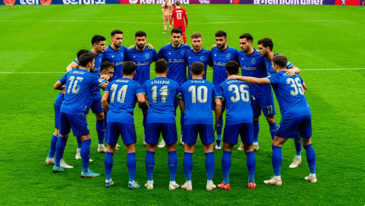 Equipo defendiendo en bloque bajo contra el Rayo Vallecano en un partido de LaLiga