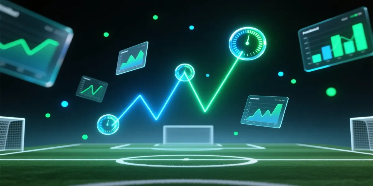 Visualización de estadísticas avanzadas de fútbol con gráficos de xG, xGA y PPDA para apuestas deportivas inteligentes