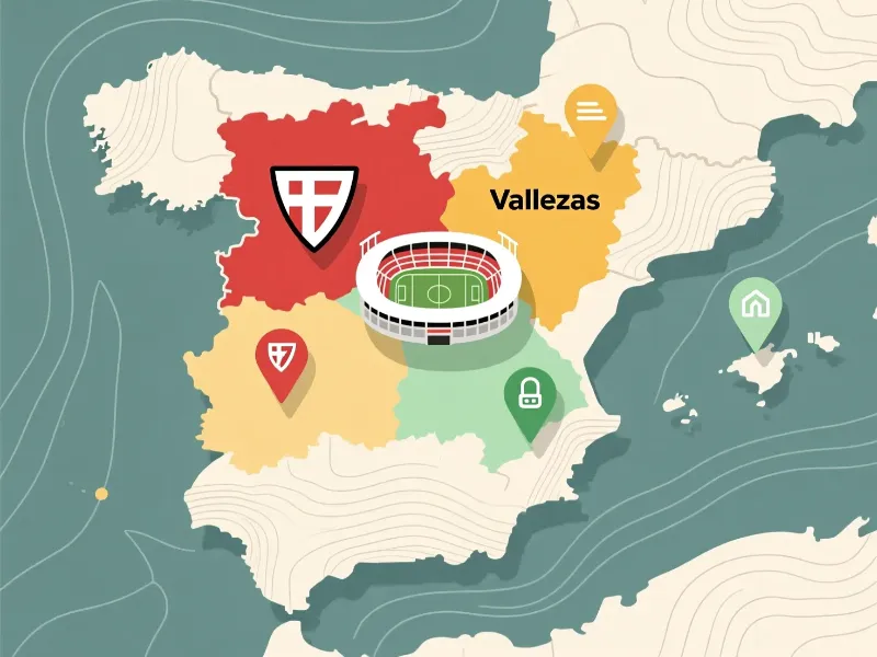 Mapa de España con los estadios de LaLiga clasificados por nivel de intimidación y ventaja local para equipos visitantes
